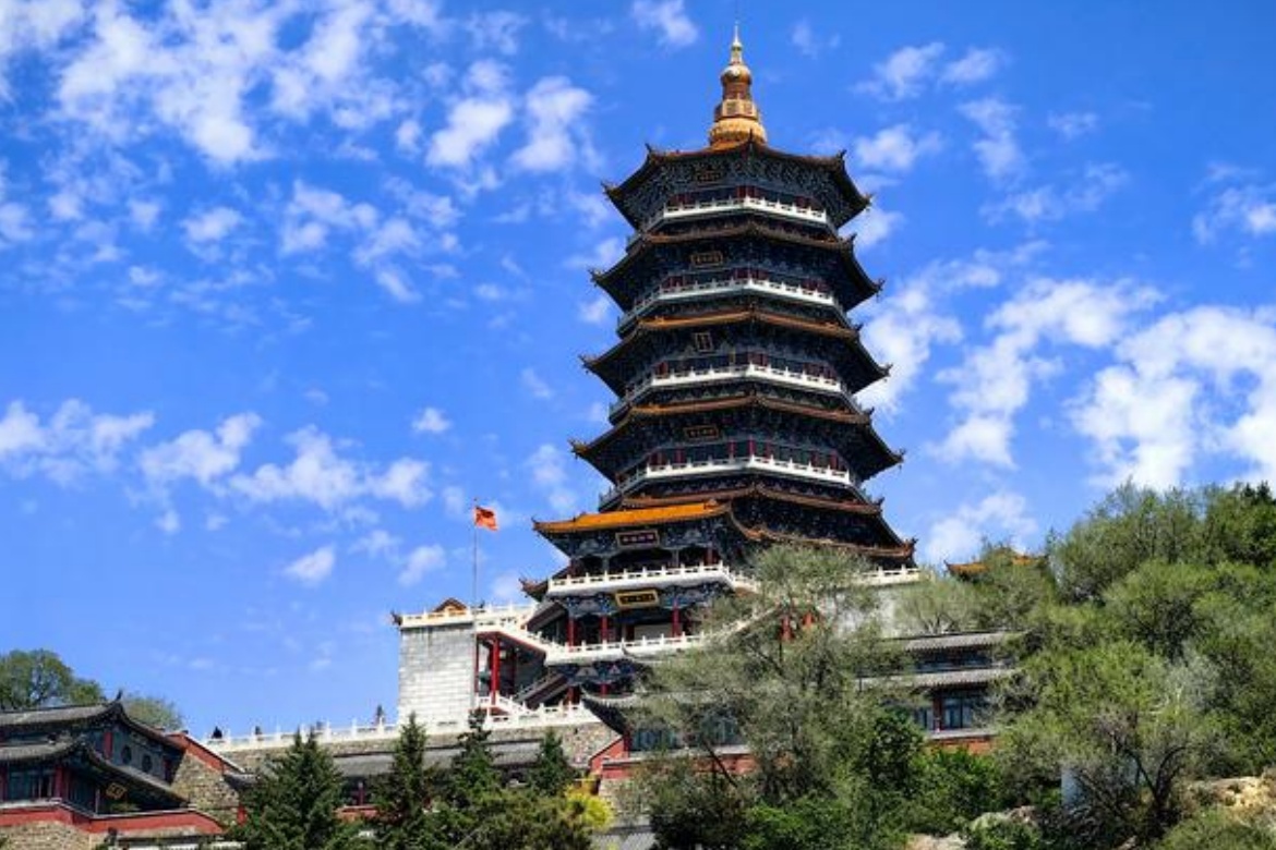 Kuixing Tower in Liaoyuan City